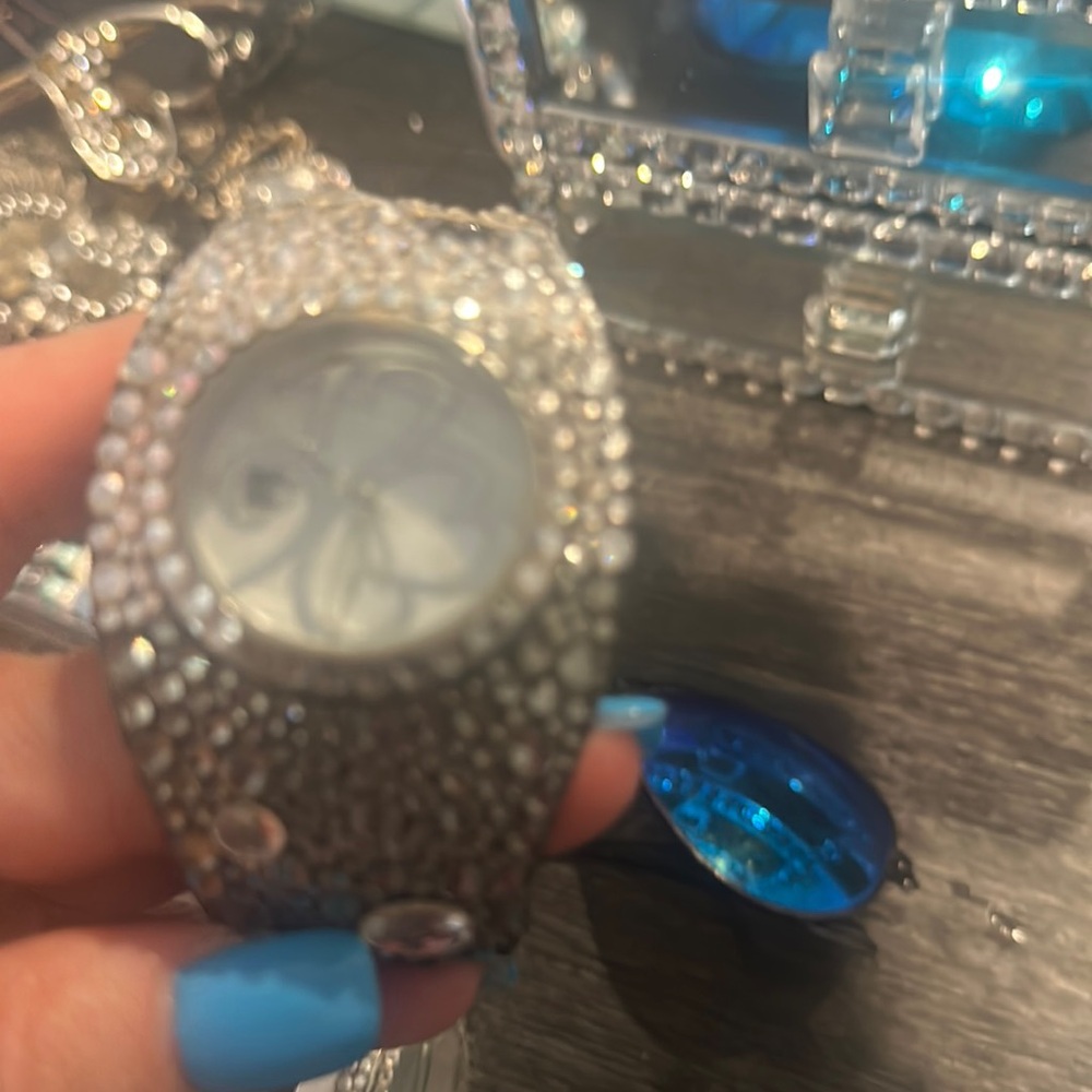 Buckle bling, watch
